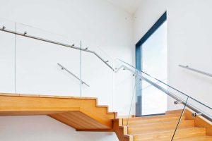 Glass HAnd rail suppliers in UAE Metal Handrail Vs Glass Handrail